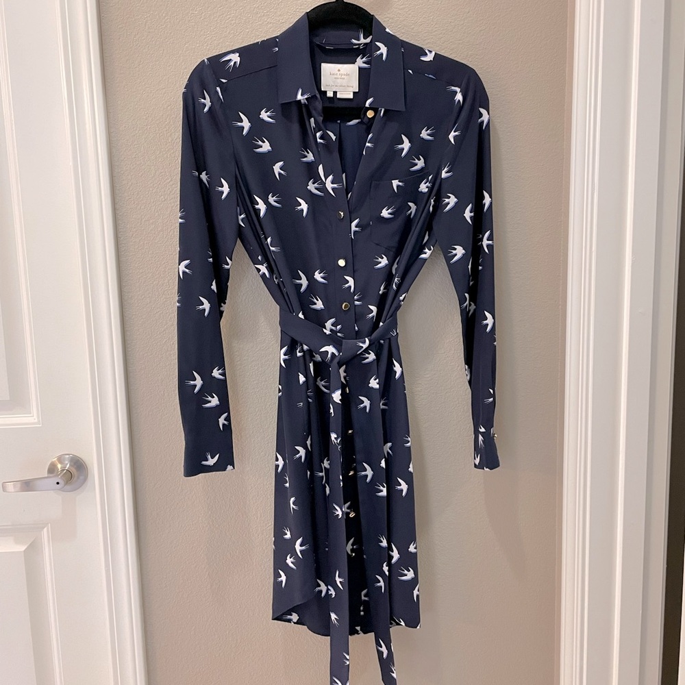 Kate Spade Birds Shirtdress